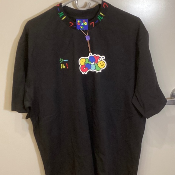 Cool Shirtz Play Cool Black T-Shirt Embroidery Men’s XL Designed Melbourne HTF - Picture 1 of 12